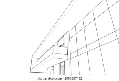 architecture building design vector illustration