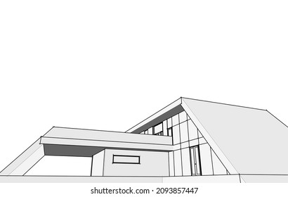 architecture building design vector illustration