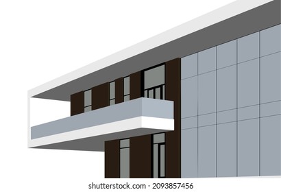 architecture building design vector illustration
