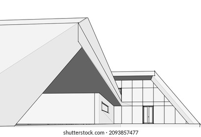 ilustración vectorial de diseño de arquitectura