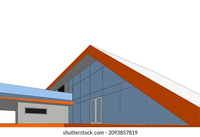 architecture building design vector illustration