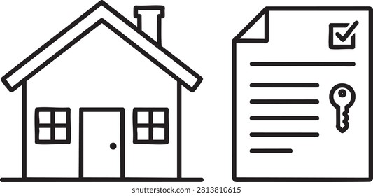 architecture, building, door, dwelling, graphic, habitation, home, homeowner, house, icon, iconic, illustration, modern, ownership, property, real estate, residential, roof, silhouette, structure, suburban, symbol, window, abode, artistic, 