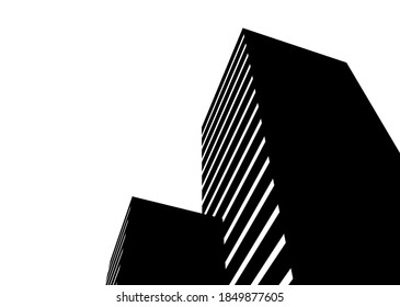 architecture building icon concept logo vector illustration