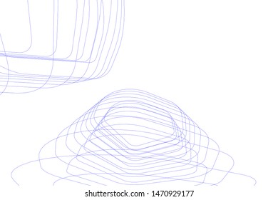 architecture building linear vector 3d illustration 