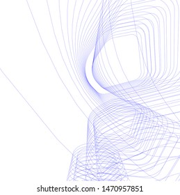 architecture building linear vector 3d illustration 