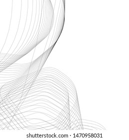 architecture building linear vector 3d illustration 