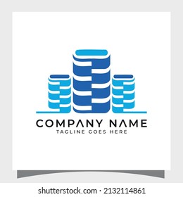 Architecture building  logo design template real estate services