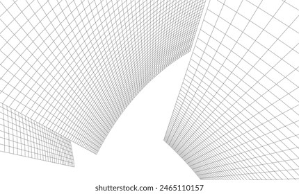 architecture building on white background vector illustration