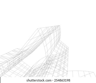 architecture building sketch