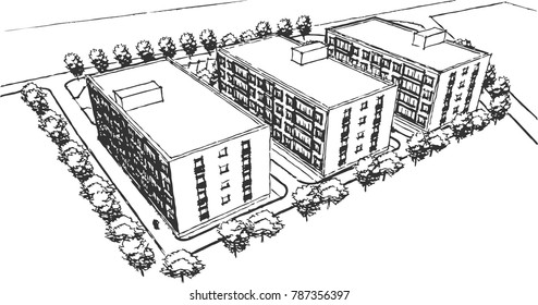  architecture building vector