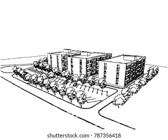  architecture building vector