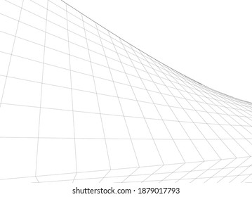 architecture building vector 3d background