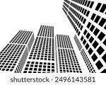architecture building vector 3d illustration