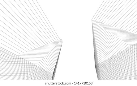architecture building vector 3d illustration 