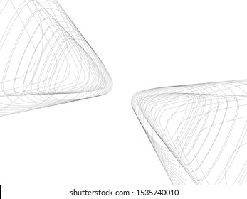 architecture building vector 3d illustration 