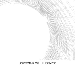 architecture building, vector 3d illustration 