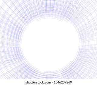 architecture building, vector 3d illustration 