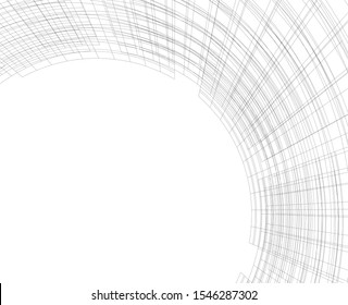 architecture building, vector 3d illustration 