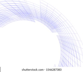 architecture building, vector 3d illustration 