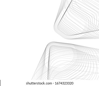 architecture building vector 3d illustration 