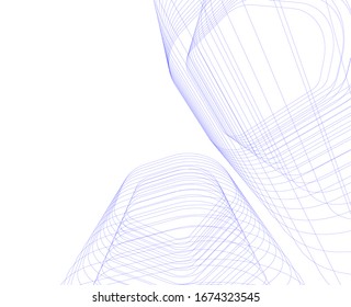 architecture building vector 3d illustration 