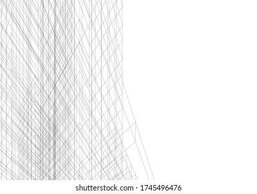 ilustración 3d del vector de construcción de arquitectura 