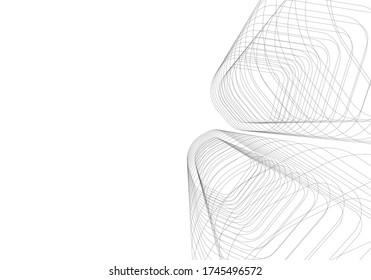 architecture building vector 3d illustration 