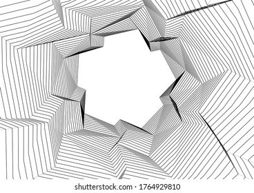 ilustración 3d del vector de construcción de arquitectura 