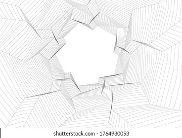 ilustración 3d del vector de construcción de arquitectura 