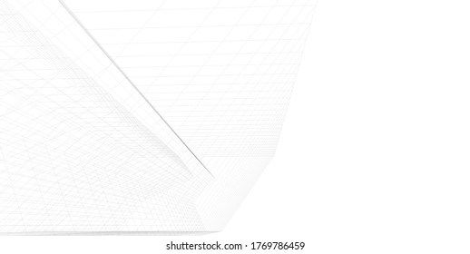 architecture building vector 3d illustration 