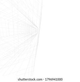 architecture building vector 3d illustration 