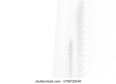 architecture building vector 3d illustration 
