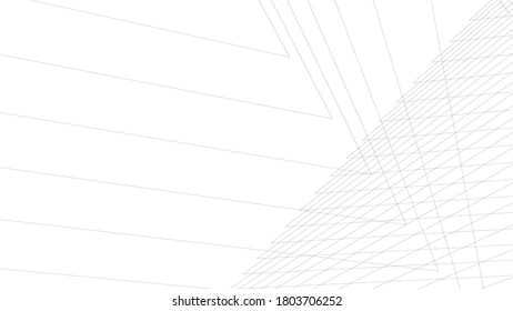 architecture building vector 3d illustration 