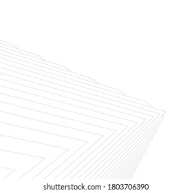 Architektur-Gebäude, Vektorgrafik 3D 