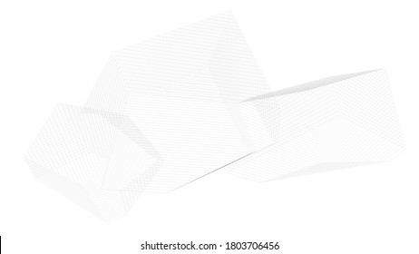 architecture building vector 3d illustration 