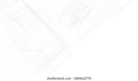 architecture building vector 3d illustration 