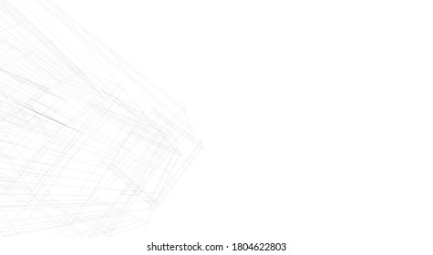 ilustración 3d del vector de construcción de arquitectura 