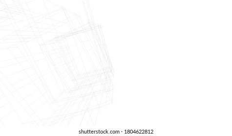 architecture building vector 3d illustration 