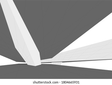 architecture building vector 3d illustration 