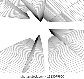 architecture building vector 3d illustration 