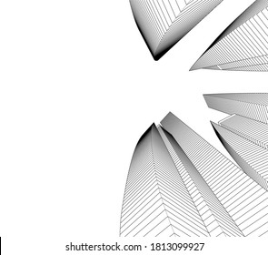 architecture building vector 3d illustration 