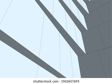 Architecture building vector 3d illustration