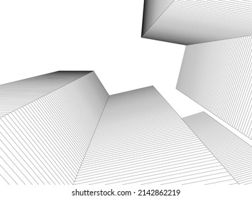 architecture building vector 3d illustration
