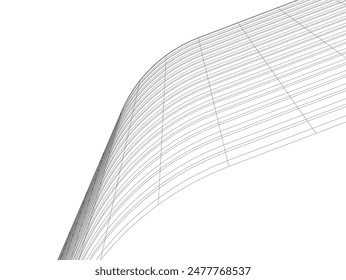 architecture building vector 3d illustration