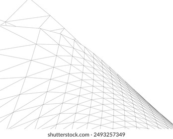 architecture building vector 3d illustration