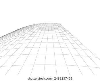 arquitectura edificio Vector ilustración 3d