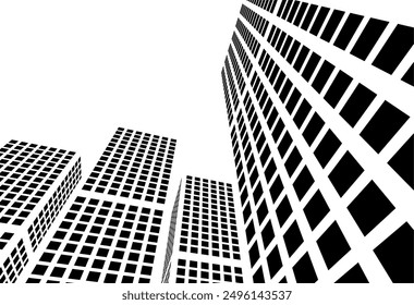 architecture building vector 3d illustration