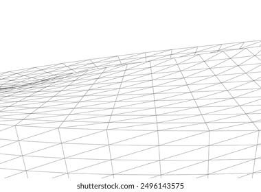 architecture building vector 3d illustration