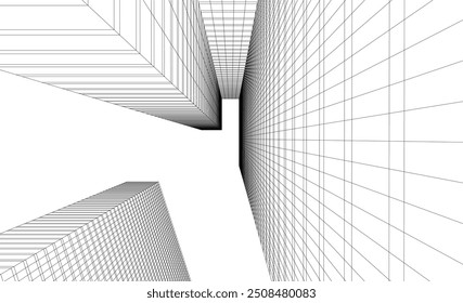  architecture building vector 3d illustration on white background