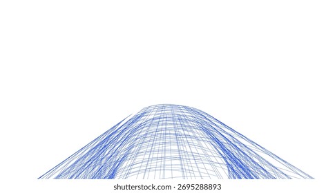 Architecture building vector 3d illustration
